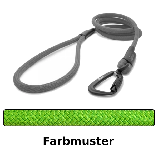 klassische Hundeleine TWIST - M - 145cm - hellgrün